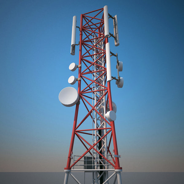 telecommunication towers 2 3d max