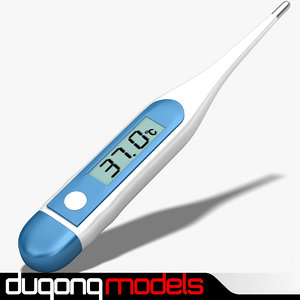 3d model dugm04 digital oral thermometer