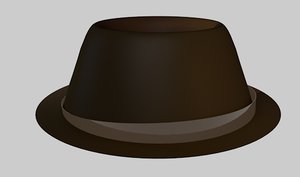 3d hat model