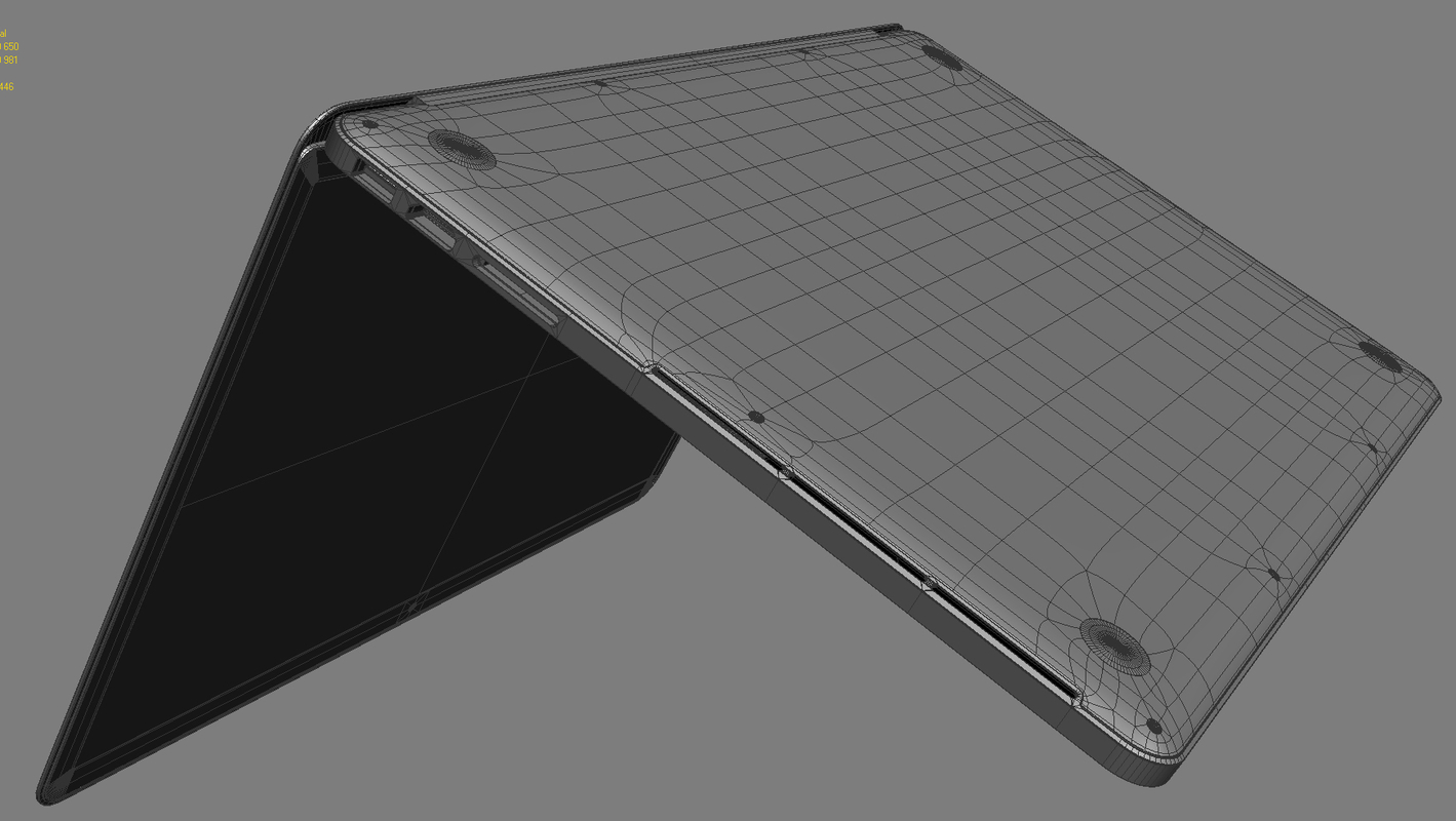 macbook pro retina display 3d 3ds