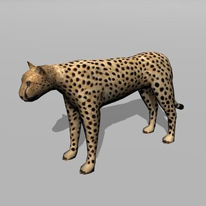 cheetah uv 3d max