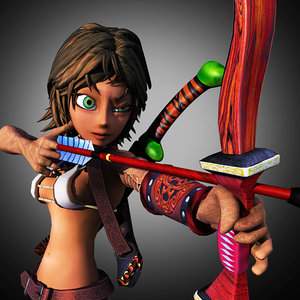 3d ma female archer