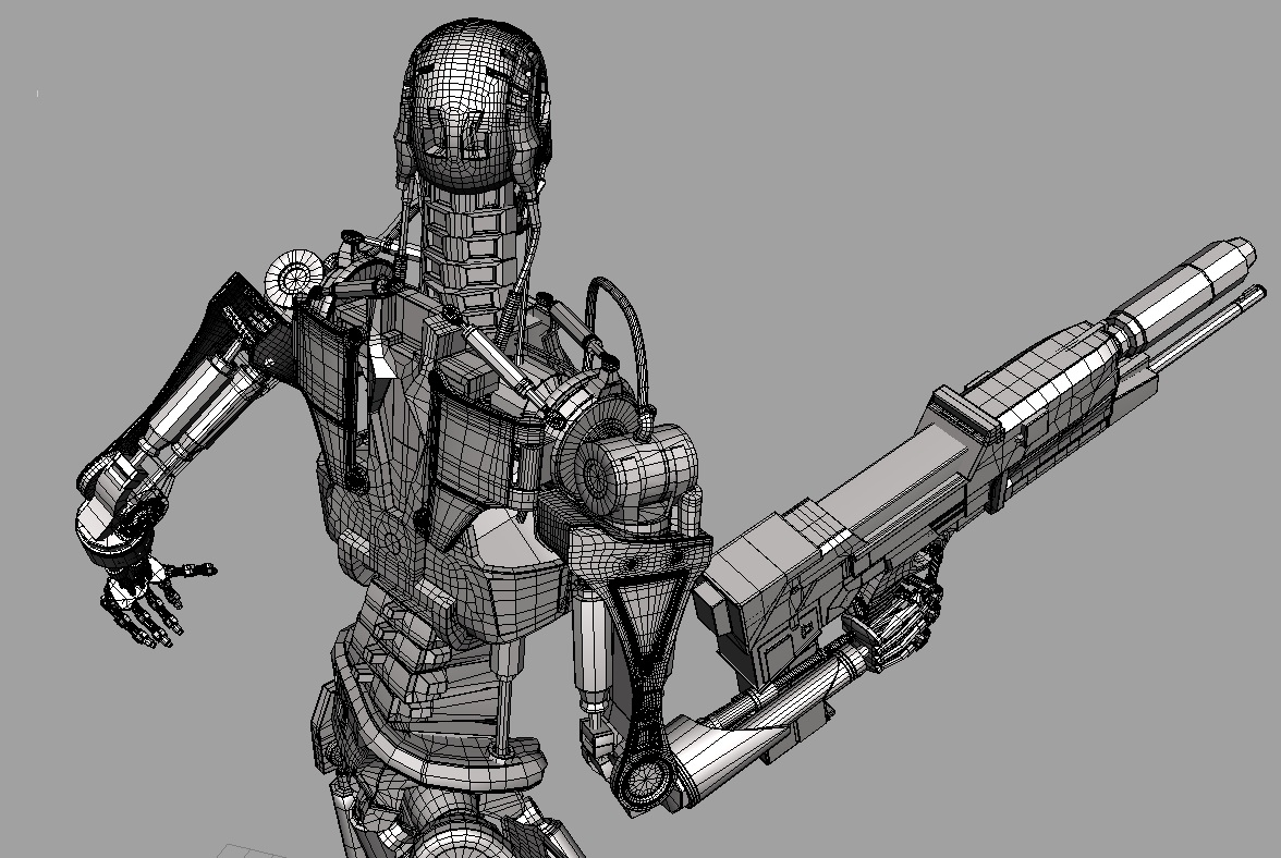 3d t-800