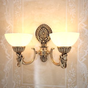 3d model of luxurious wall sconce