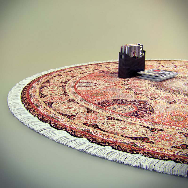 obj oriental rug fringe