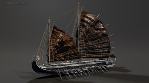3d sail ship