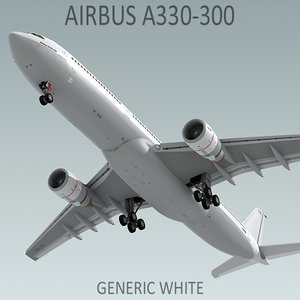 airbus a330-300 generic landing gears 3d model