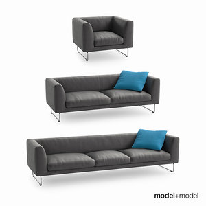 3d cappellini elan sofas armchair model