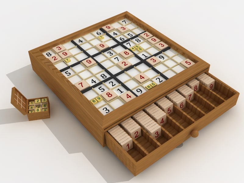 Modelo 3d Sudoku TurboSquid 687427