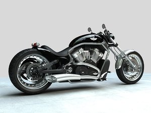 sport motorcycle 3d model