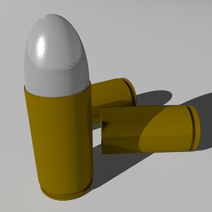 9mm bullet 3d model