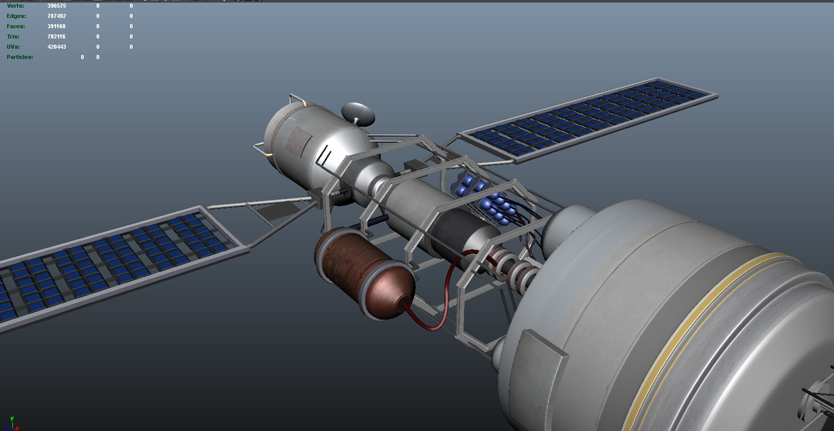 Satellite 3d Obj