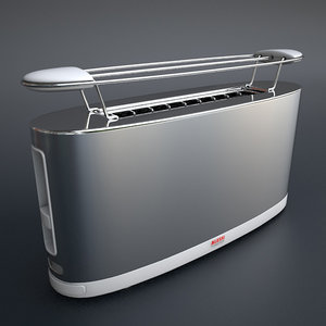 3d alessi toaster