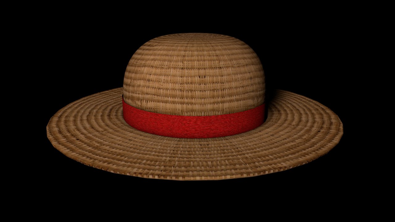 straw hat zbrush