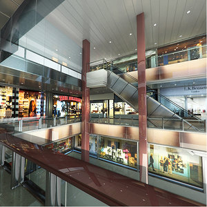 shopping mall 3d model