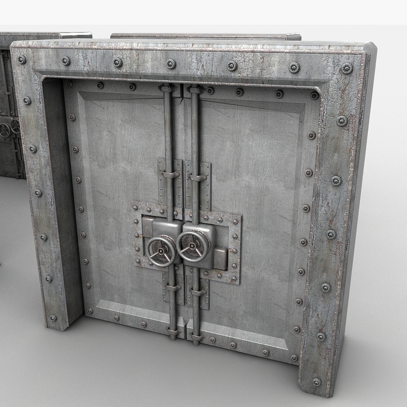 3ds max metal door