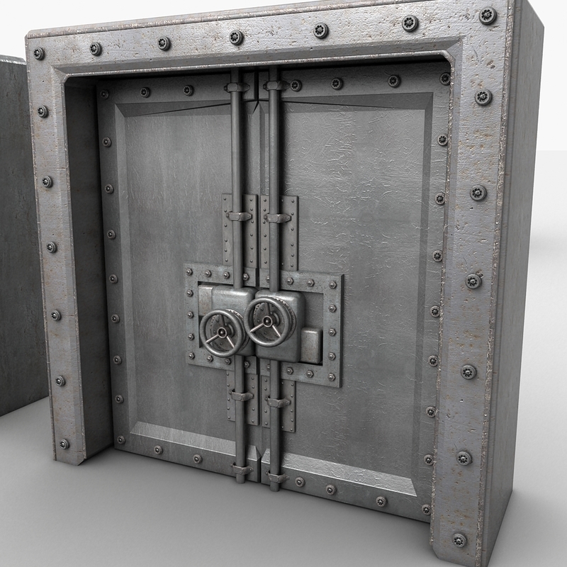 3ds max metal door