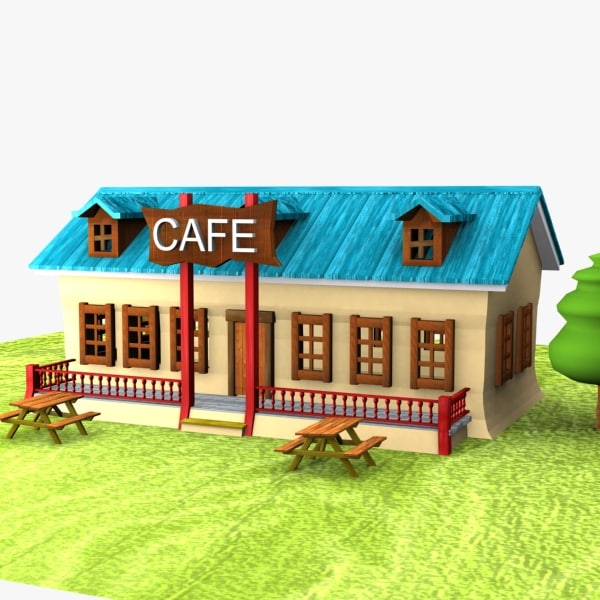 cartoon cafe  toon 3ds