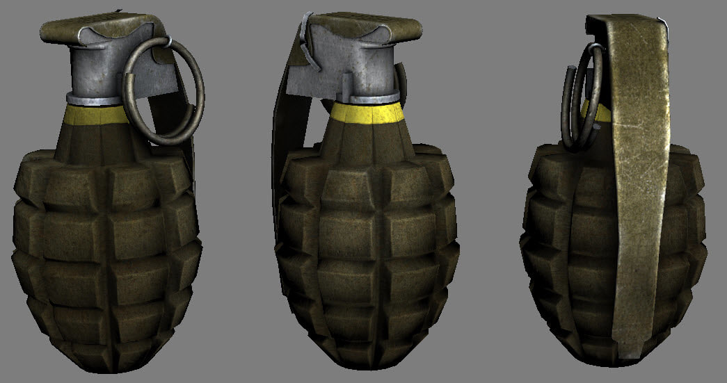 ww2 grenade obj