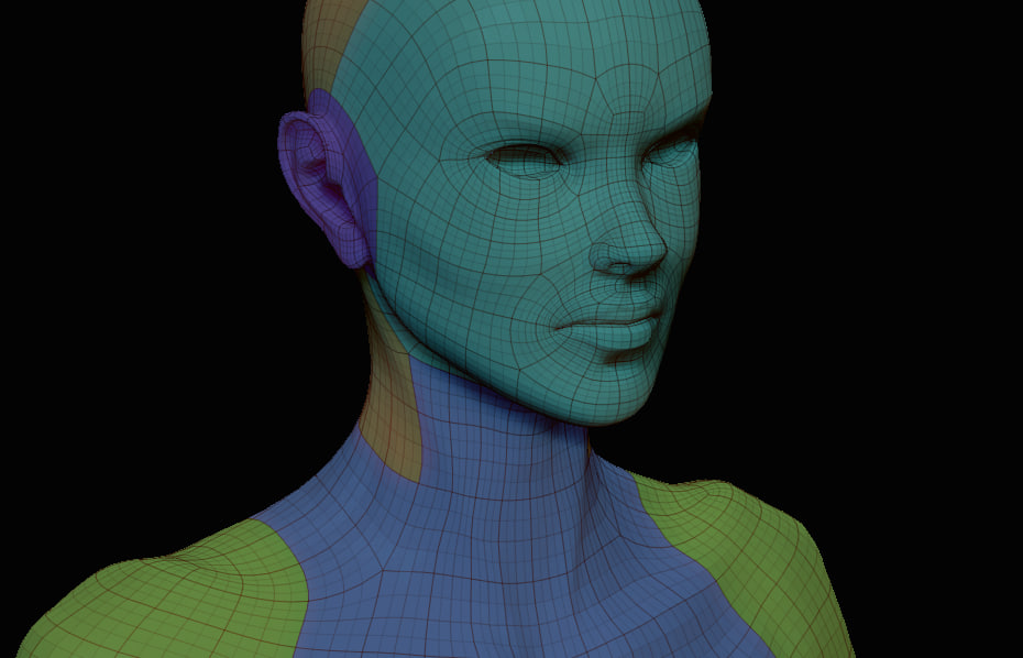 Free Simple Female Basemesh 3d Model