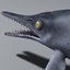 ichthyosaurs triassic cretaceous 3d max
