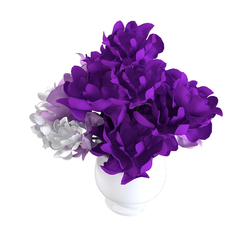 3d flower bouquet model