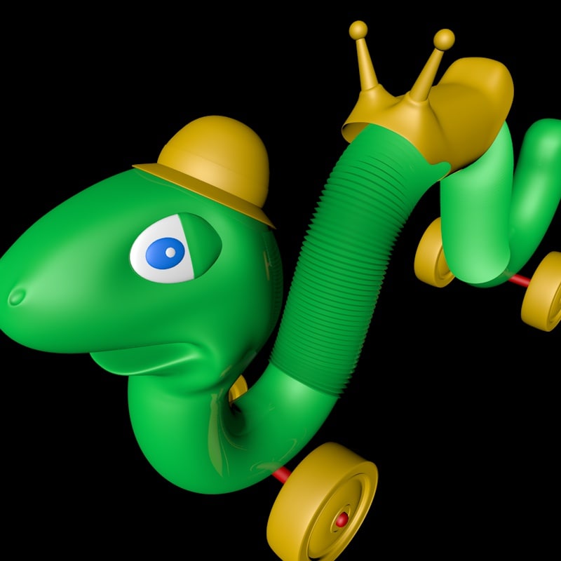 inchworm toy