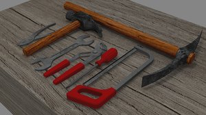 set tools 3d model