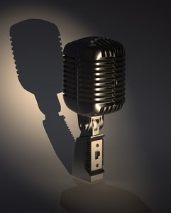 3d microphone shure 55sh model
