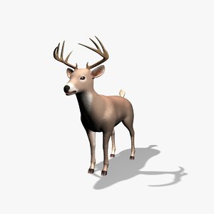 deer 3d dxf