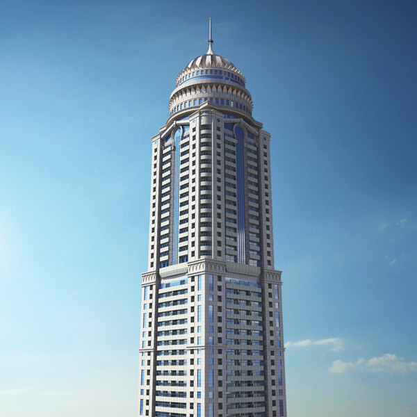 3d princess tower residential building
