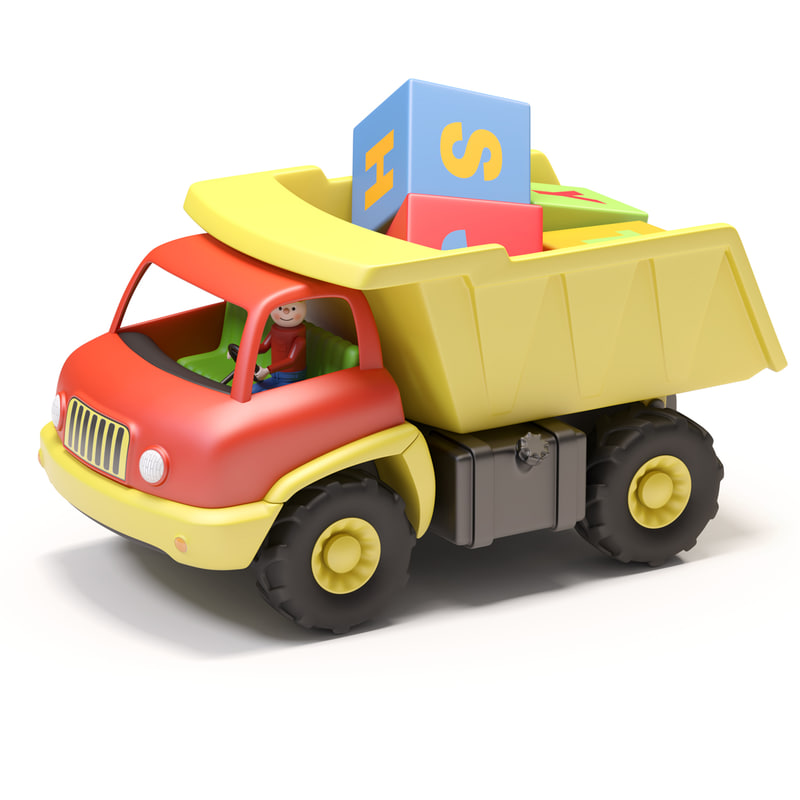 toy truck with tools