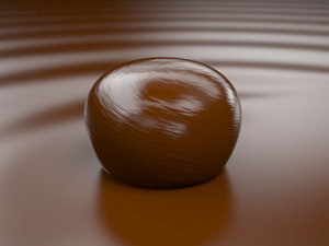 3ds max bonbon chocolate