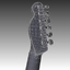 fender guitars 3d model