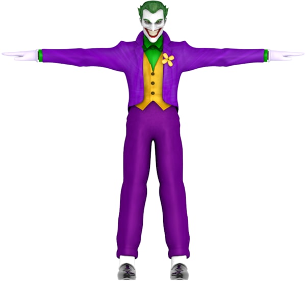 Obj Joker Rigged Batman