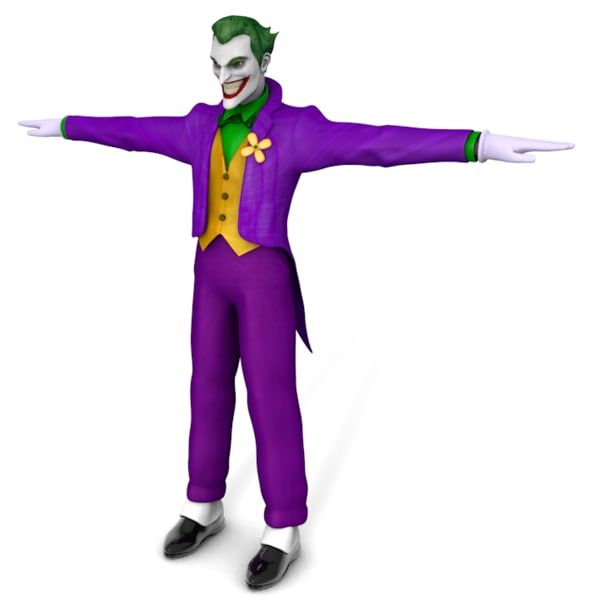 obj joker rigged batman