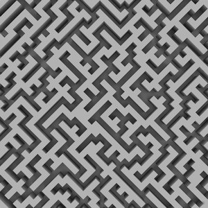 3ds max square labyrinth