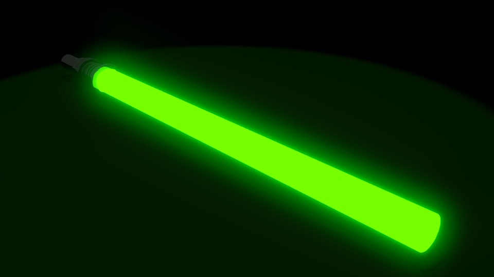 green laser 3d model