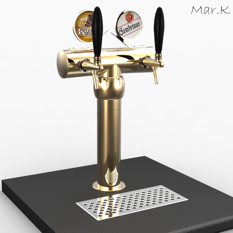 3d model beer tower 2