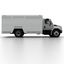 3d model international durastar beverage delivery truck