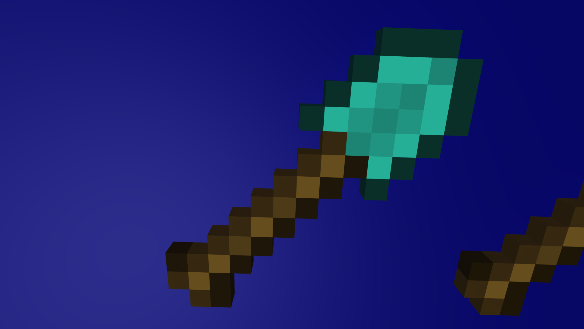 3d shovel minecraft