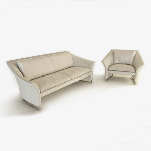 sofa armchair 3d 3ds