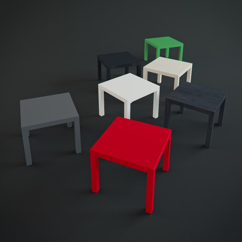 Ikea Lack Table 3d Model