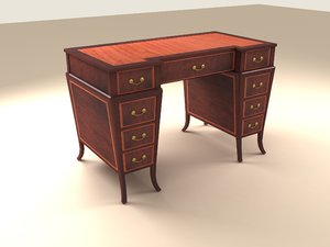 3d model of table victorian