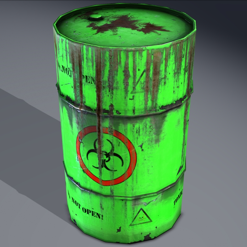 industrial barrel toxic hazardous fbx