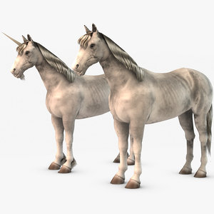 3dsmax unicorn horse