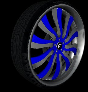 3d forgiato wheel pack v1 model