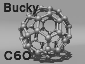 free carbon bucky ball 3d model