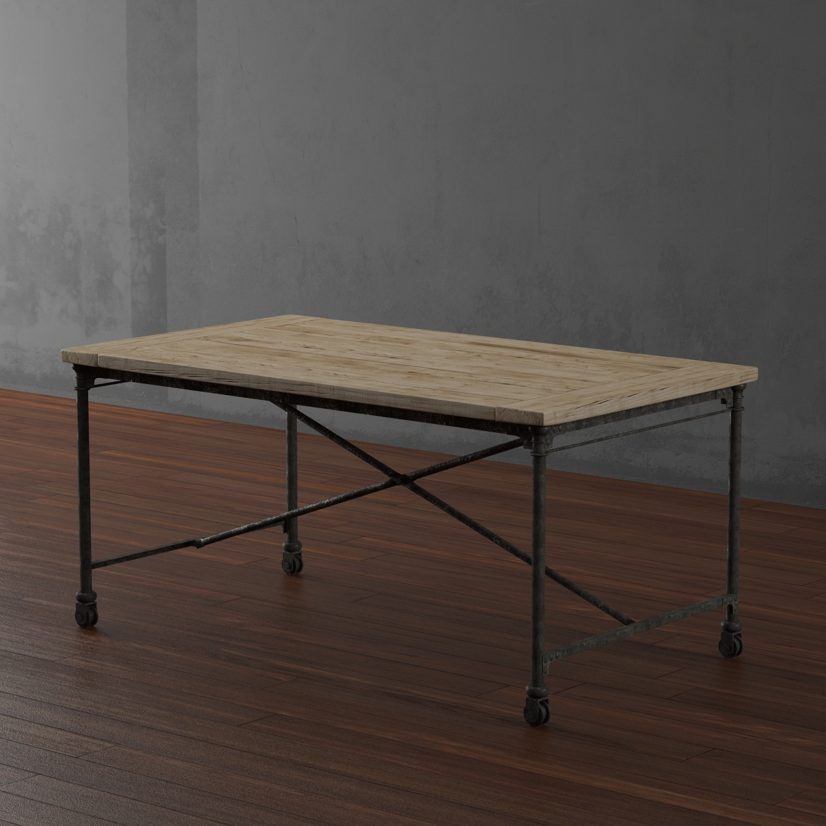 3dsmax Flatiron Desk