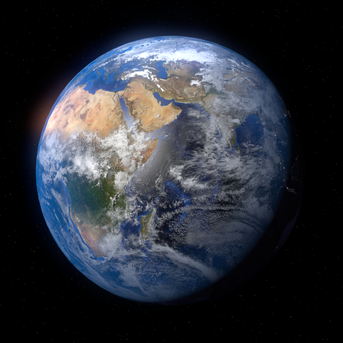 3ds max earth